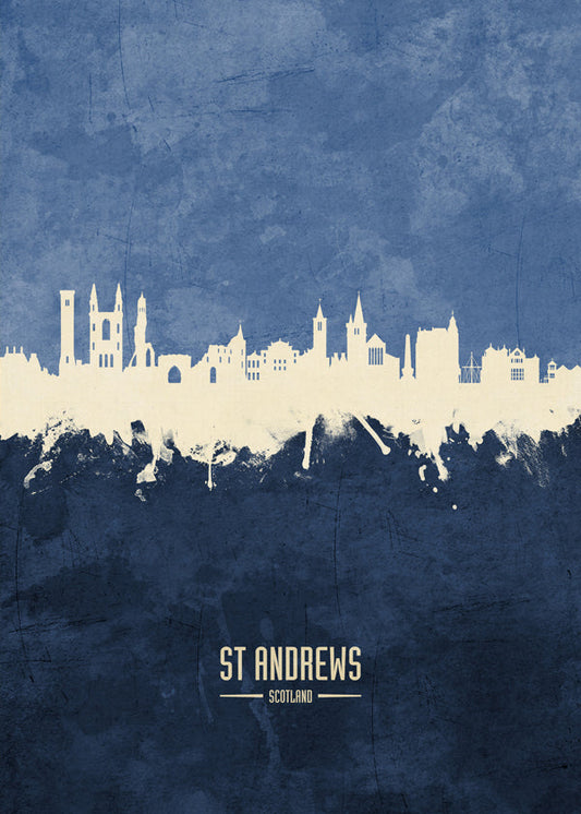 St Andrews Skyline blue