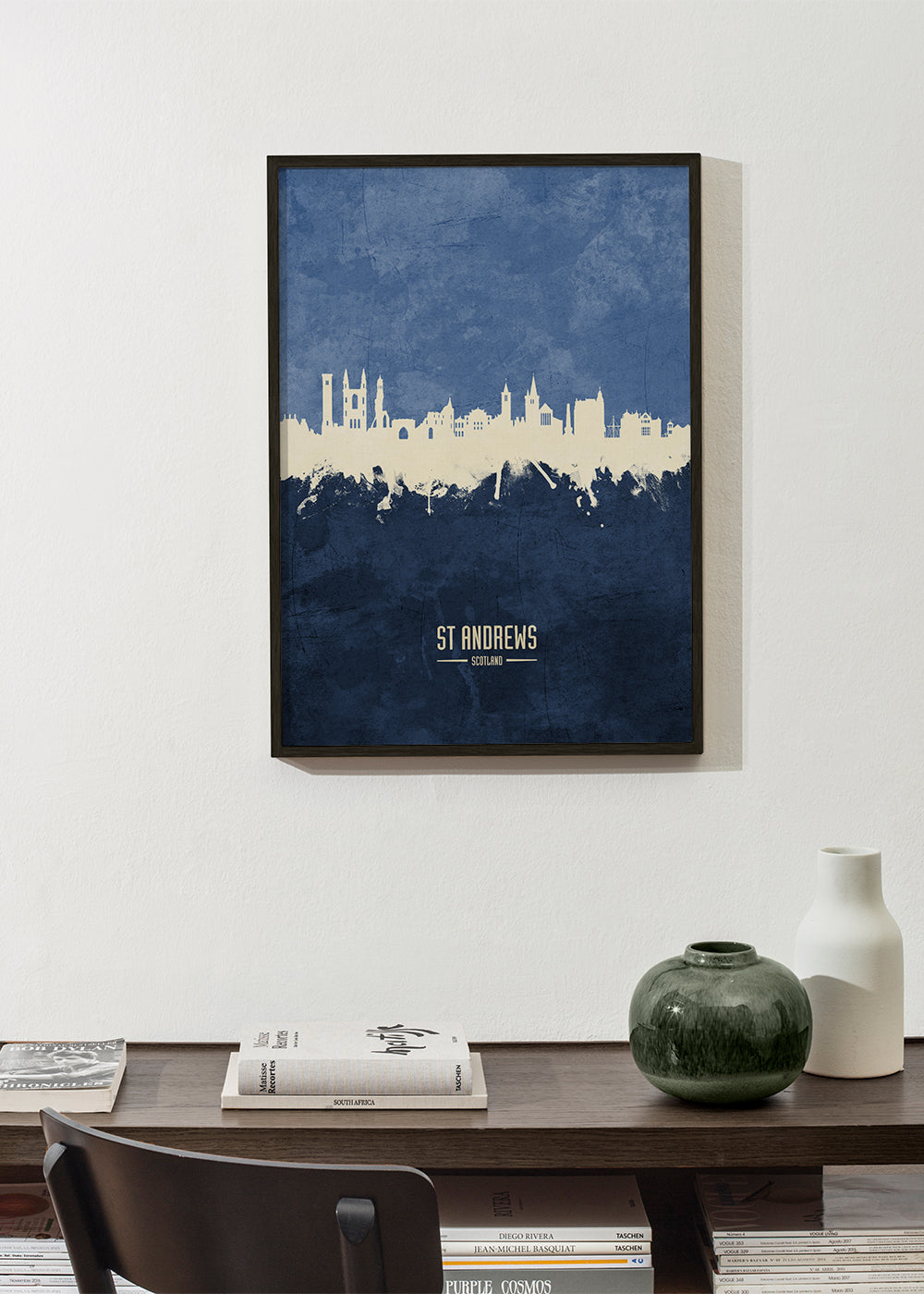 St Andrews Skyline blue