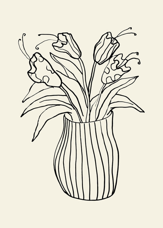 Vase Sketch - 1x Studio