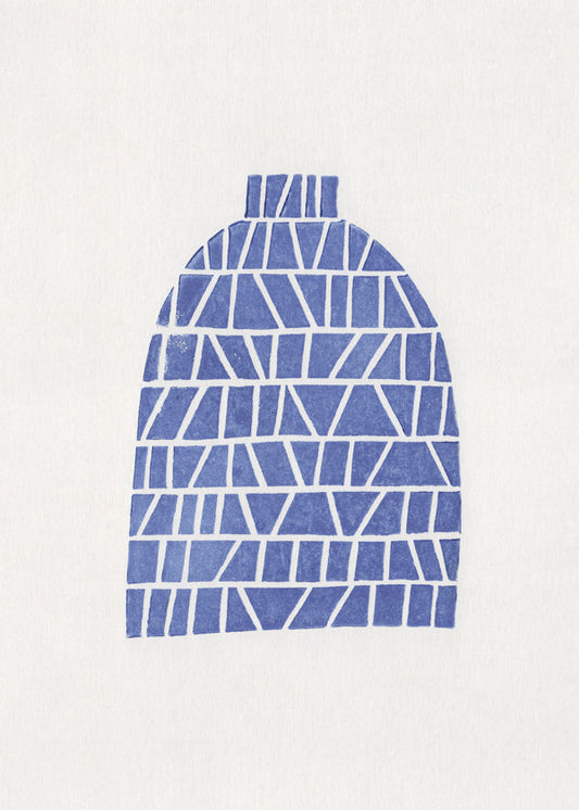 Linocut Vase #5 - Alisa Galitsyna