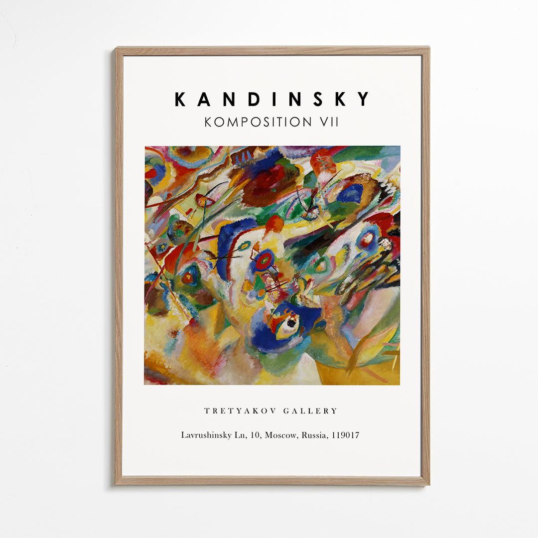Komposition VII Exhibition White - Vasili Kandinsky