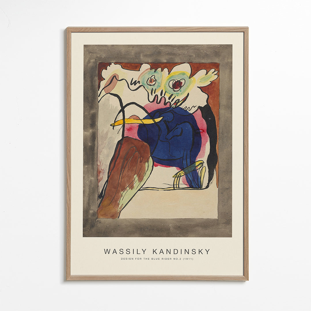Design for the Blue Rider No.2 (Special Edition) - Wassily Kandinsky