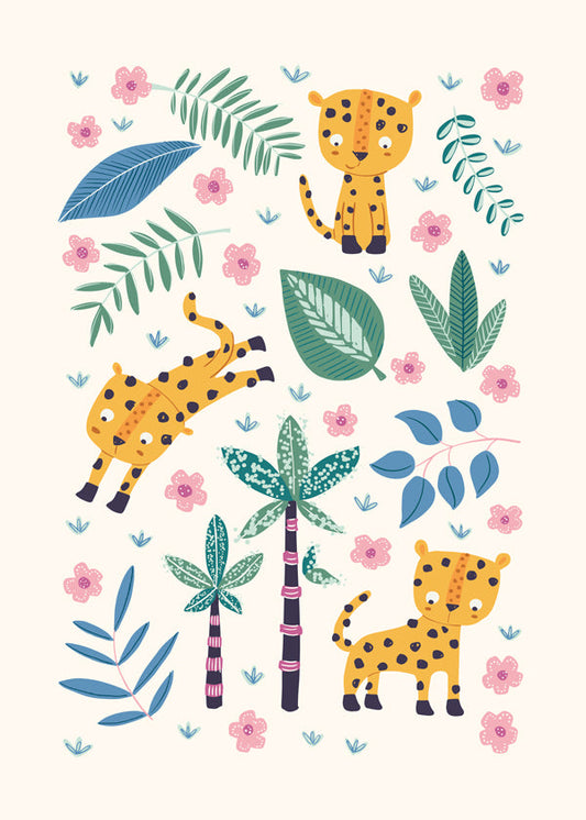 Cheetahs kids print