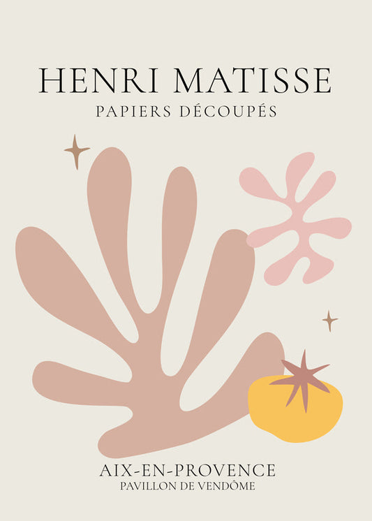 Henri Matisse aix en provence PAPIER DeCOUPe I
