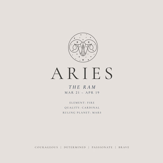 ARIES zodiac personality traits square