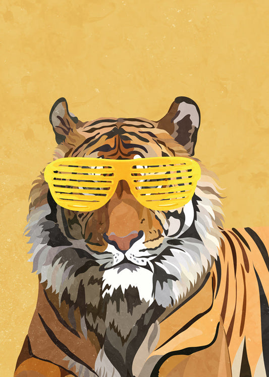 Hip hop tiger yellow