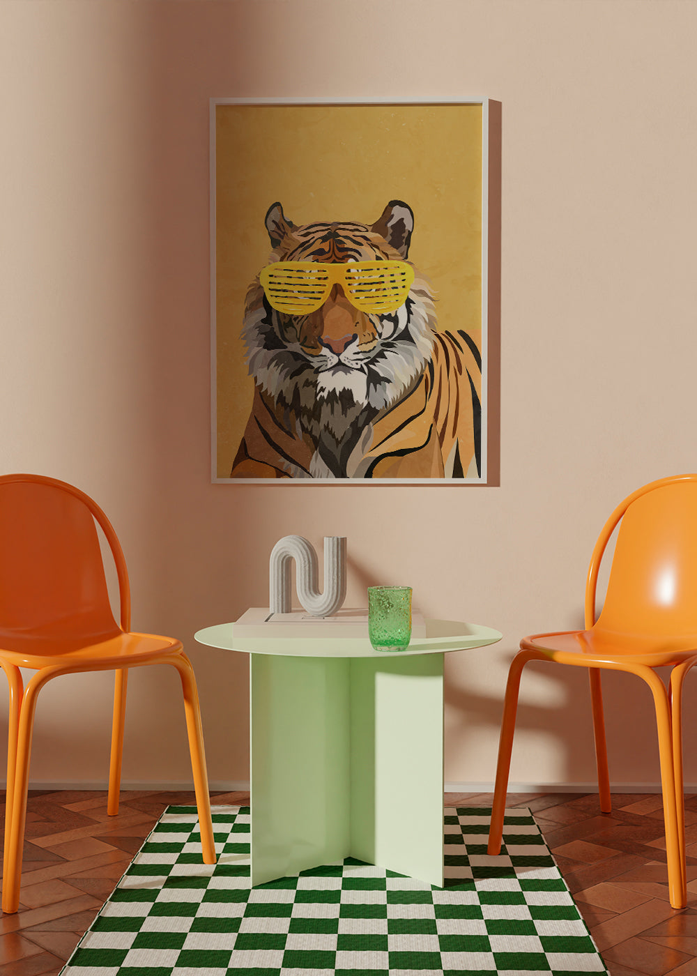 Hip hop tiger yellow