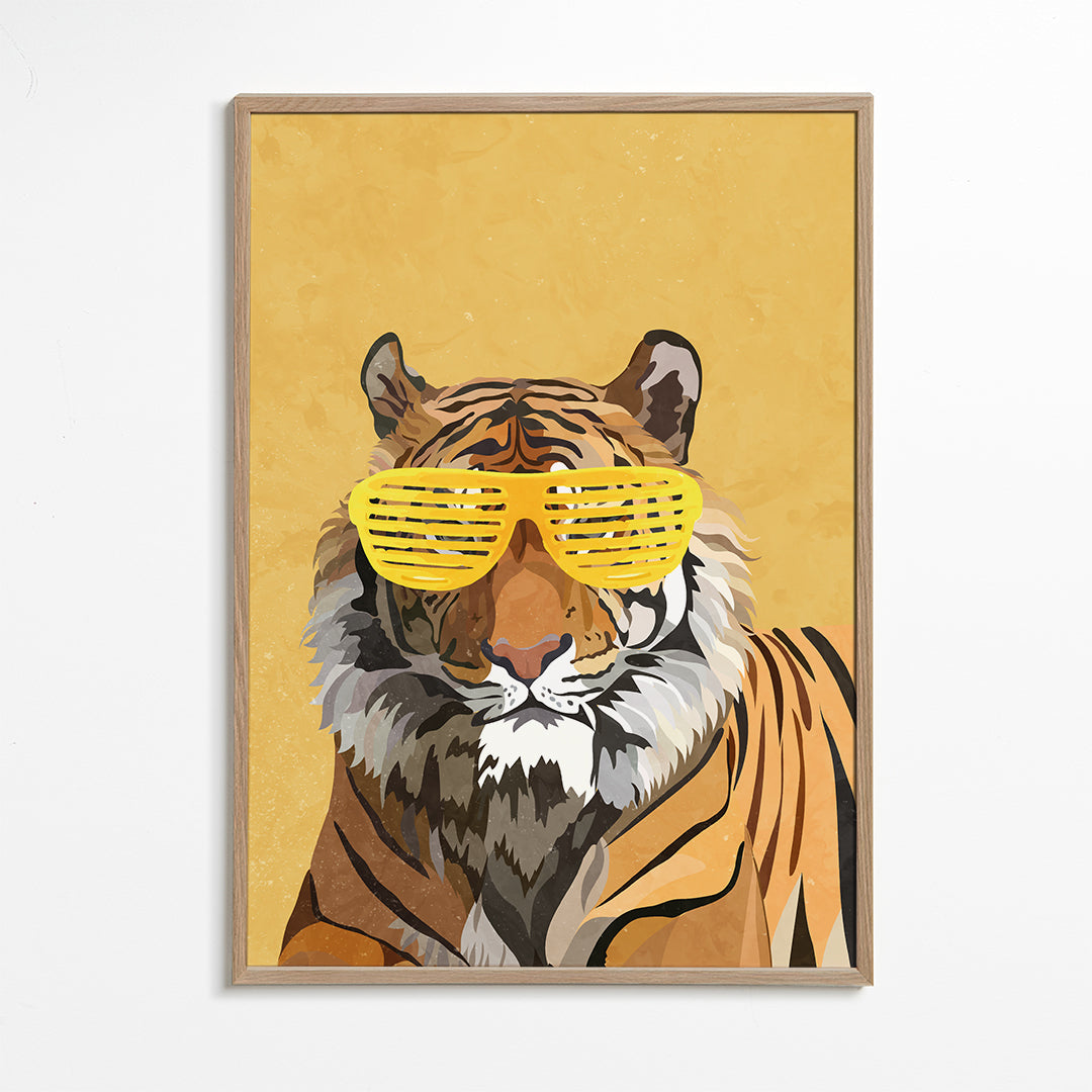 Hip hop tiger yellow