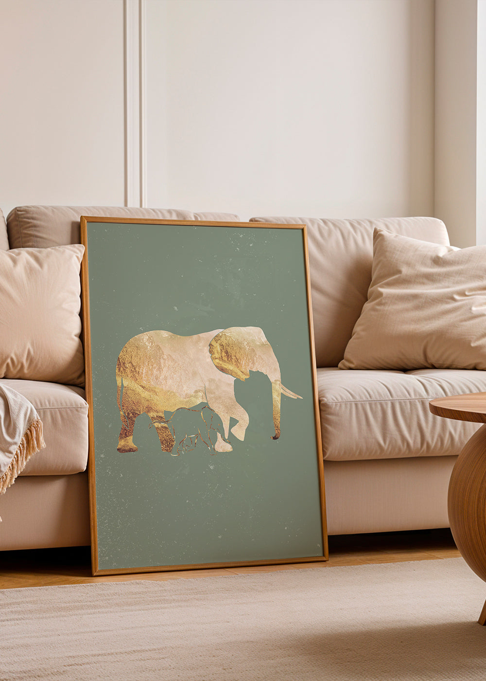 Golden Elephant sage green 1