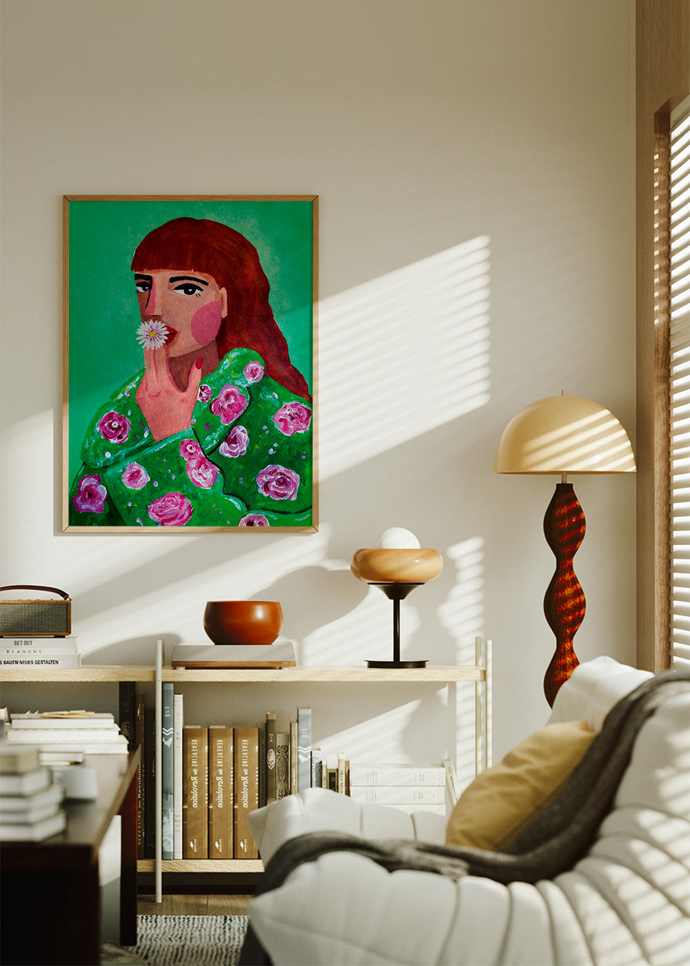 Woman Smoking a Flower - Raissa Oltmanns