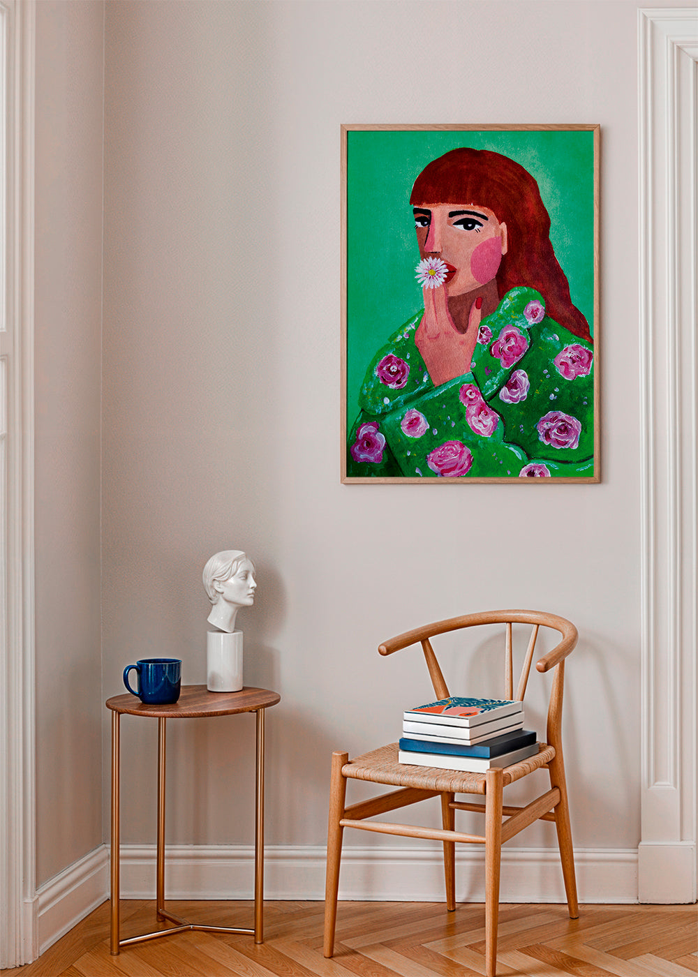 Woman Smoking a Flower - Raissa Oltmanns