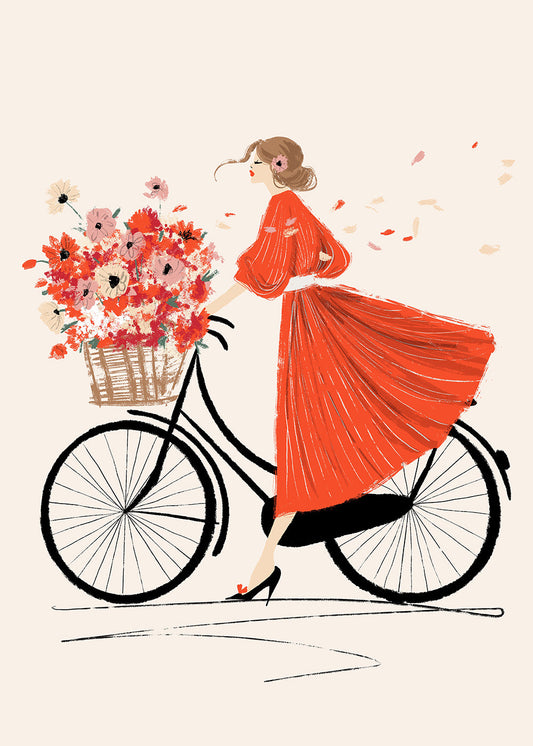Illustration À bicyclette_bf