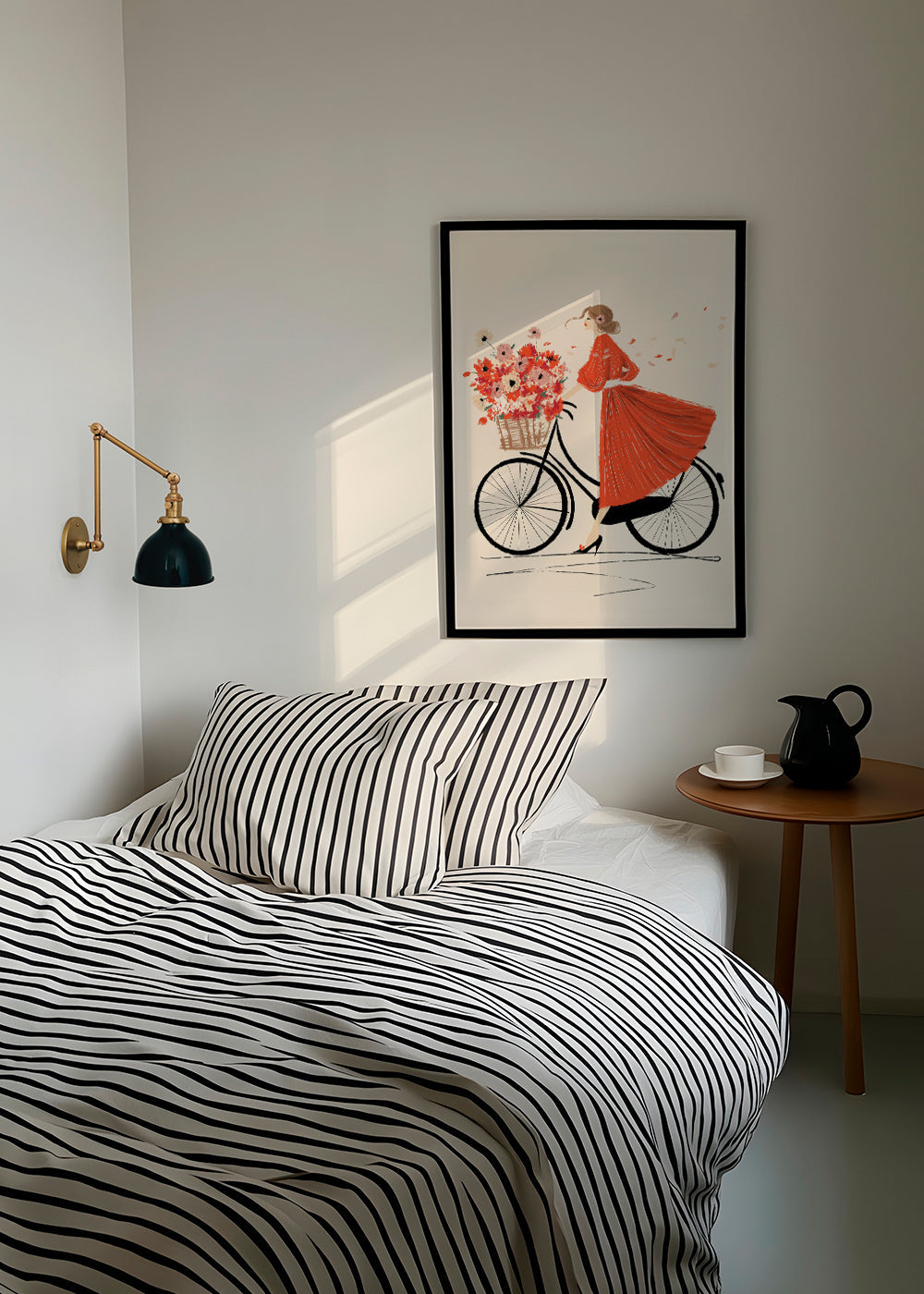 Illustration À bicyclette_product3