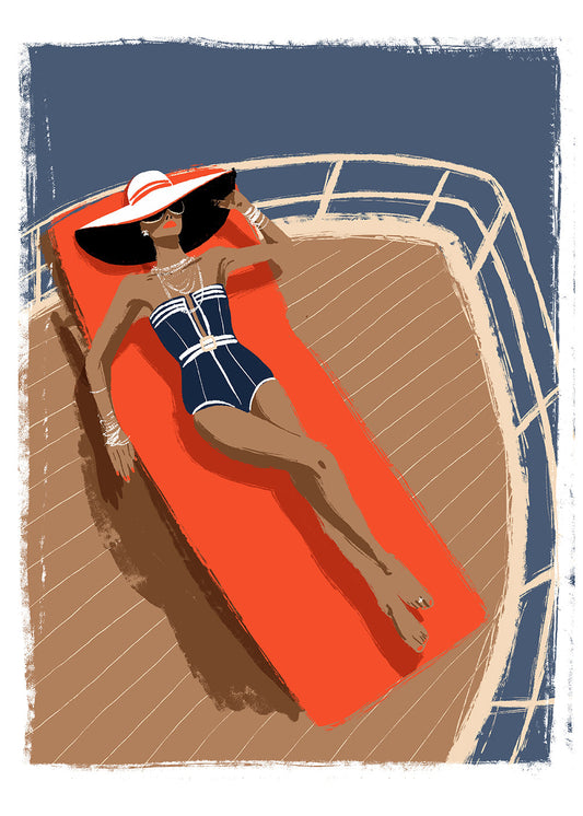 Illustration On the yacht_bf